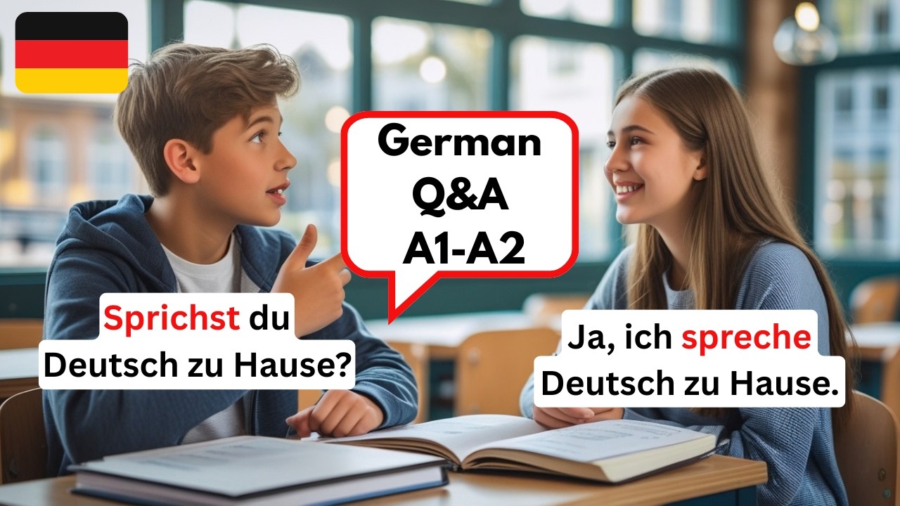 German Conversation Practice | 50 Simple Questions & Answers