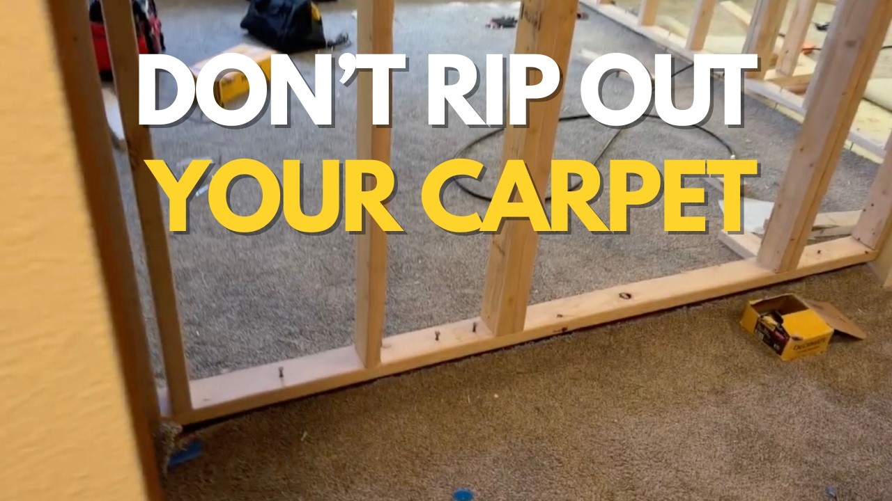Framing Basement Walls Over Existing Carpet: Step-by-Step DIY