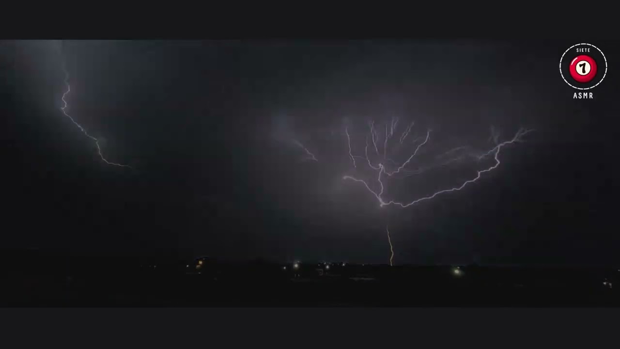 SONIDO DE TORMENTA | SIETE ASMR | RUIDO BLANCO PARA RELAJARSE Y DORMIR