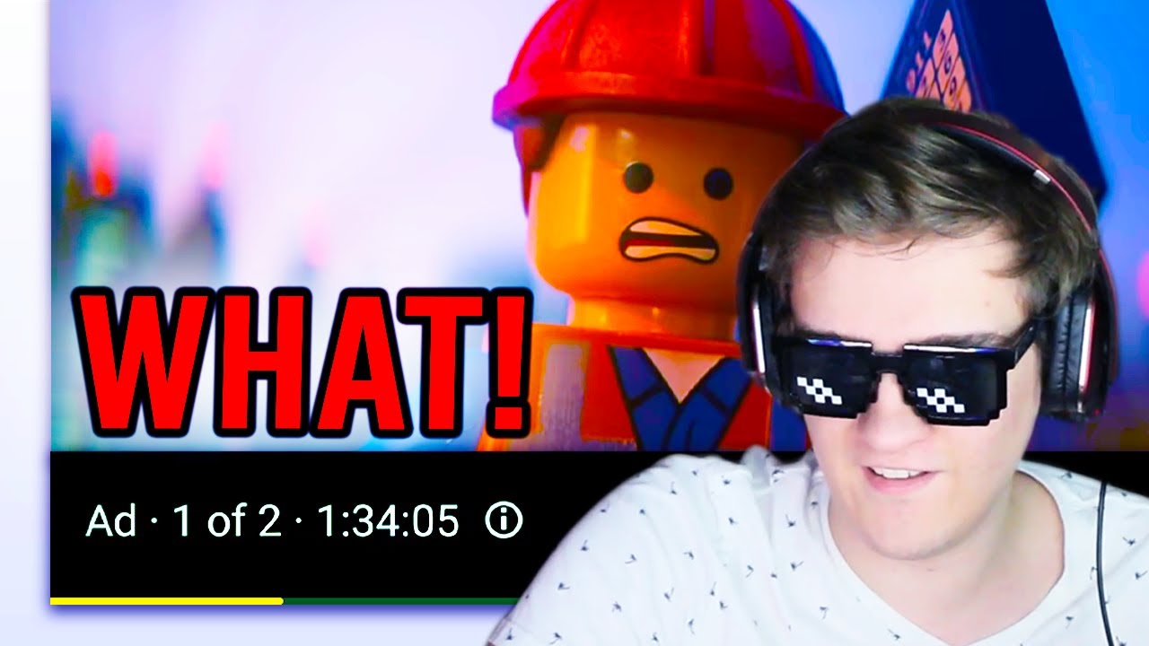 Getting A 1 Hour UNSKIPPABLE Ad On YouTube!?!?