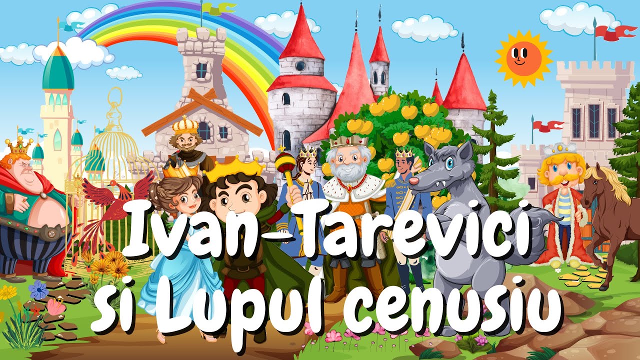 🐺 Printul Ivan si Lupul Cenusiu | Povesti pentru copii | Povesti rusesti | Basme | Povesti audio 🐺