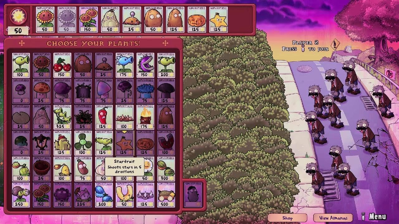 Plants vs. Zombies: Replanted Adventure R.I.P Mode Level 1-2