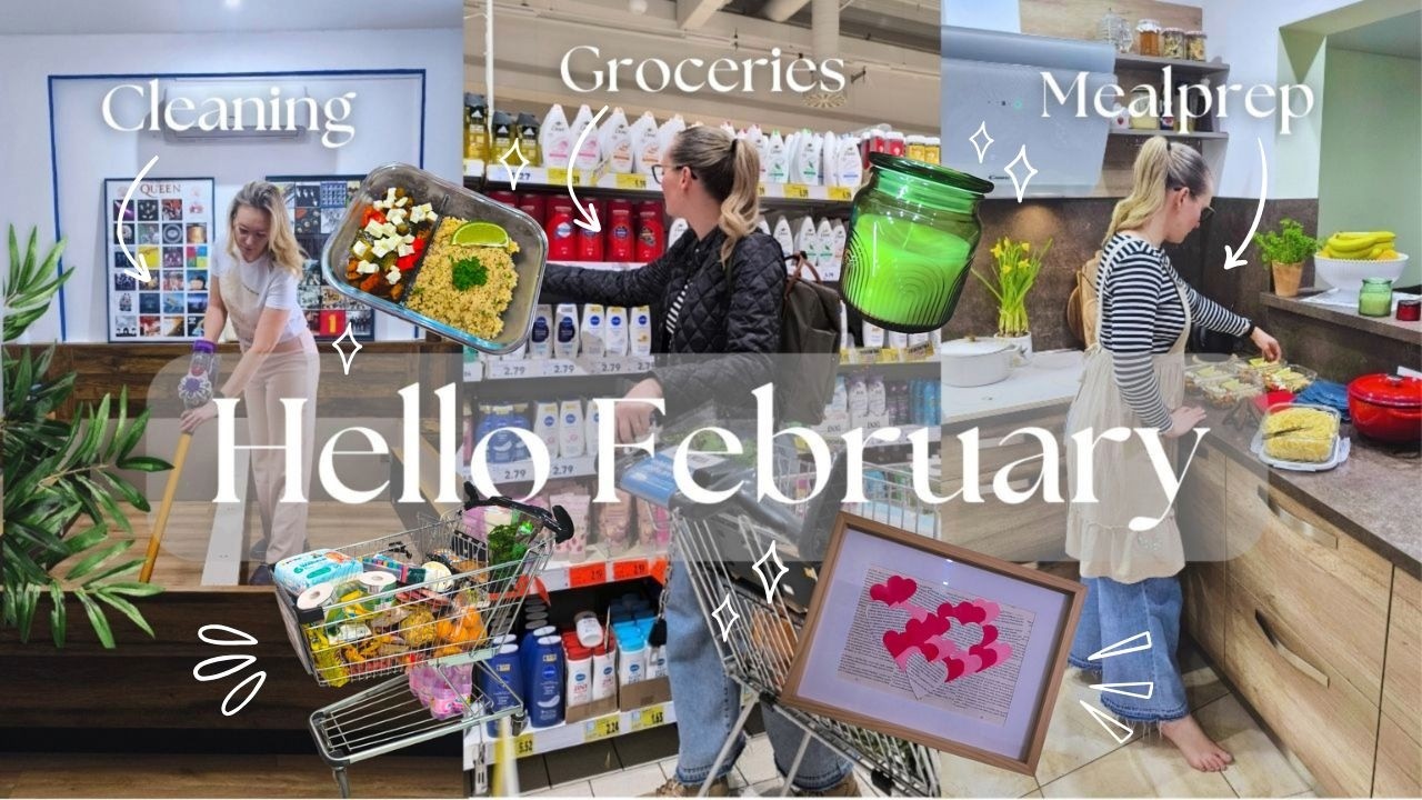 Hello February❤️| Housewife inTHEmiddle of a Kaufland HAUL🛒| Cleaning | Cooking | Candle making🕯️
