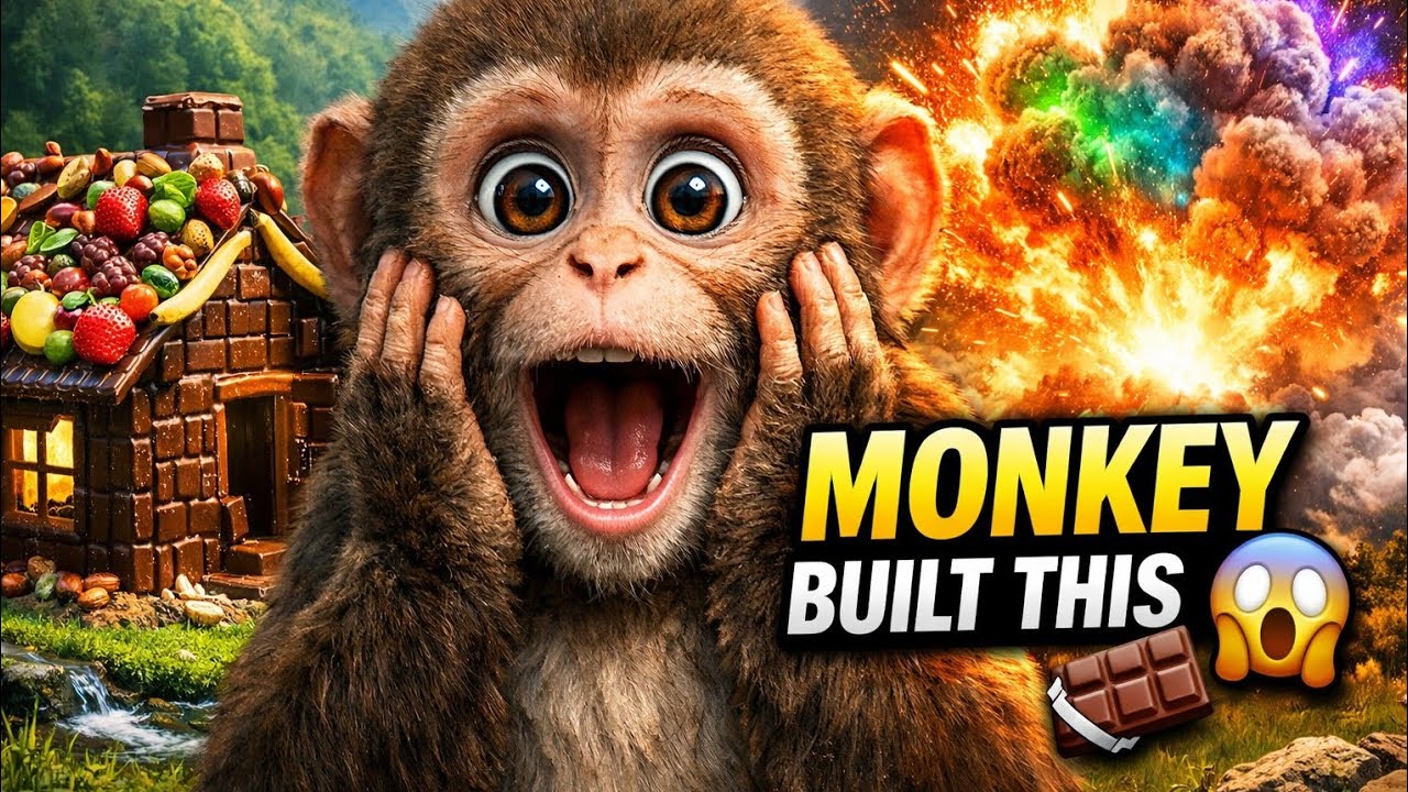 Magic Monkey World 🐒✨ | Chocolate House to Explosion 💥