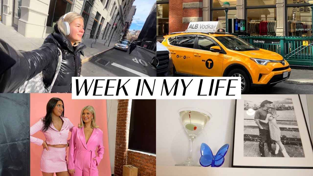 week in my life in new york city: decorating shelves, photoshoots + exciting announcement!