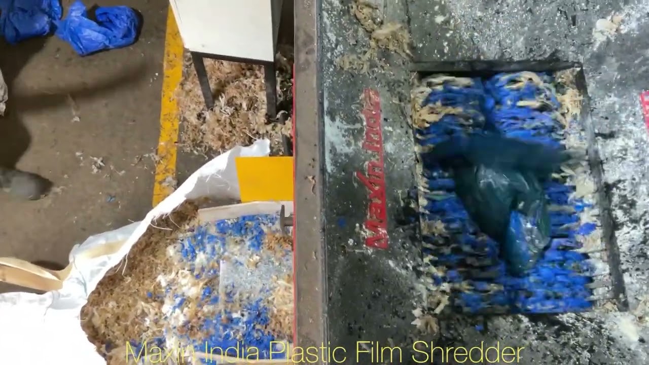 LDPE Film Shredder, Plastics Pouch Shredder, #PlasticPouchShreddingMachine, #PlasticldpeFilmCrusher