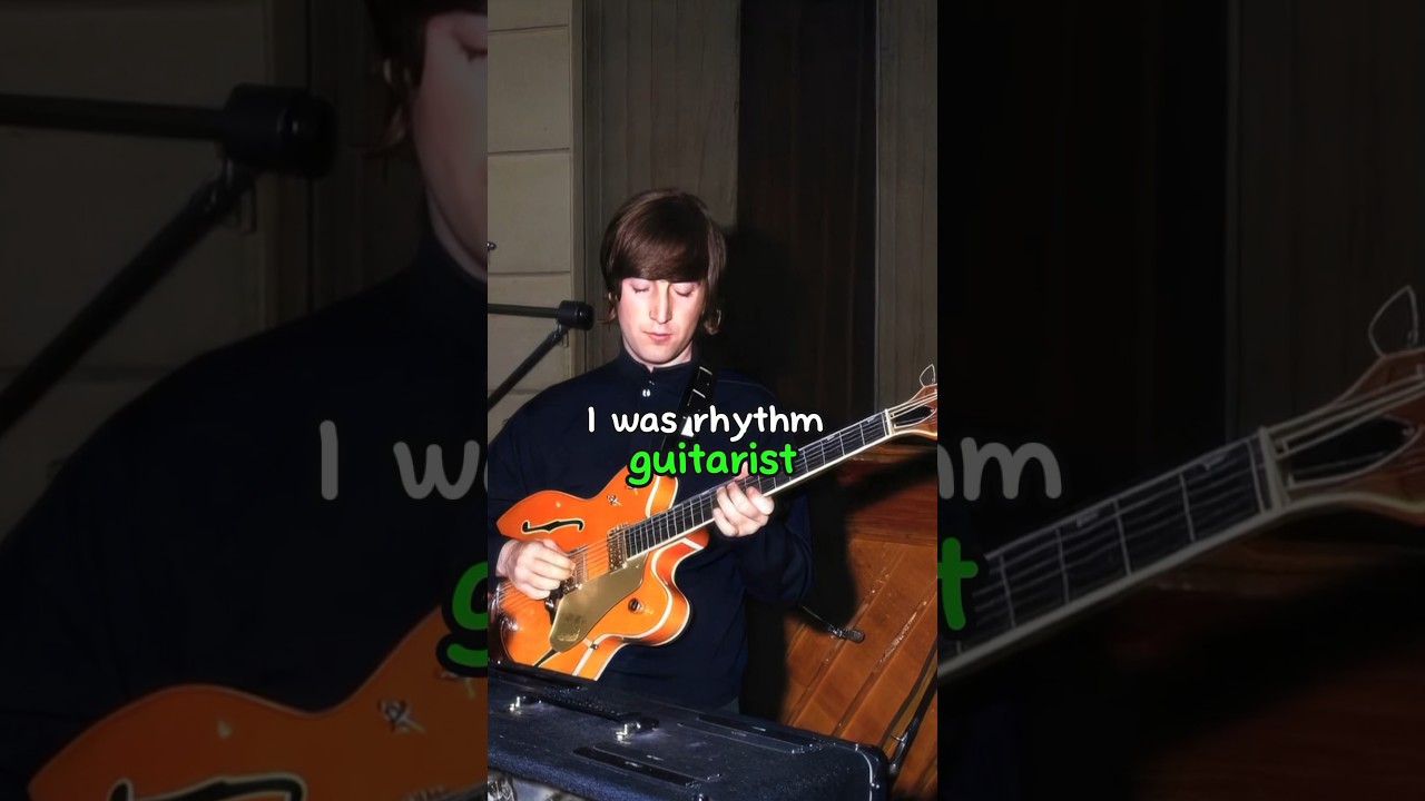 Джон Леннон оценивает Джорджа и себя как гитаристов #beatles #youtubeshorts