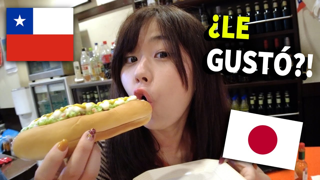 Japonesa prueba COMPLETO, EMPANADA y comida chilena! ¿LE GUSTÓ? 🇯🇵🇨🇱 Fabio Torres
