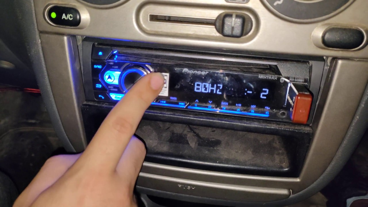 pioneer DEH S4150BT ظبطه صوت بايونير