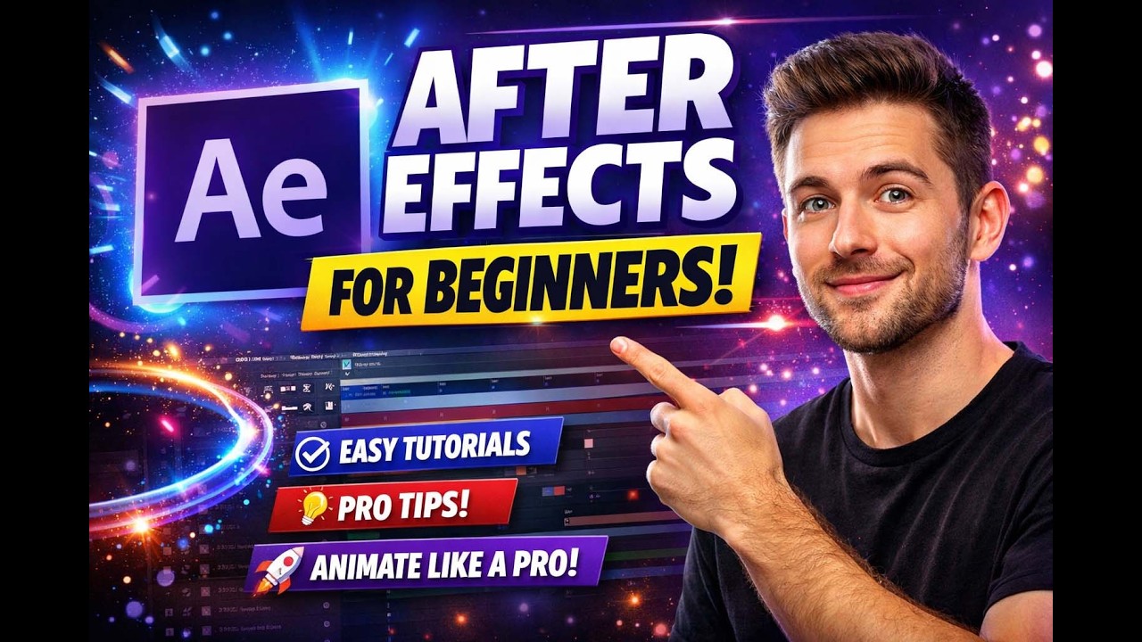 After Effects for Beginners (6-Minute Quick Start Guide!)