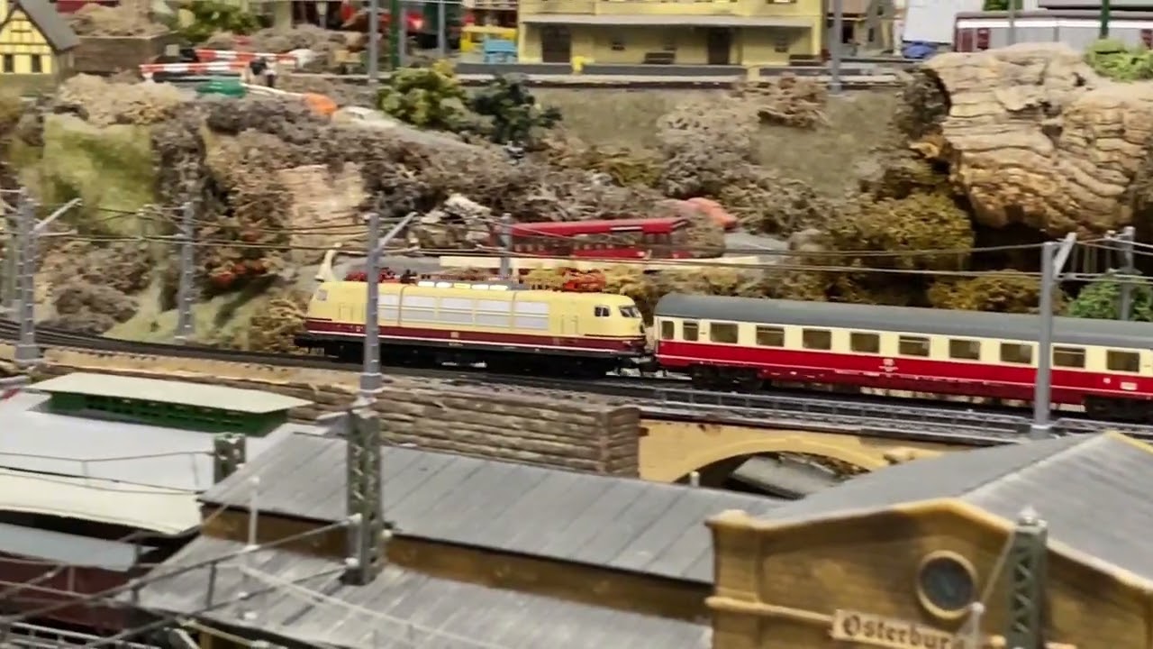 TEE Sonderfahrt mit 103 237-4 - Kurzes Fahrvideo Minitrix 16345