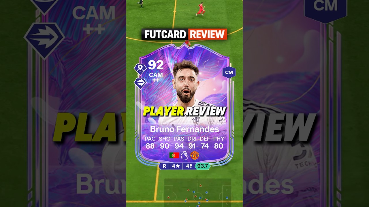 🇵🇹 92 BRUNO FERNANDES Review in FC26 - PASSING MONSTER #fc26 #fantasy #fc #brunofernandes #review