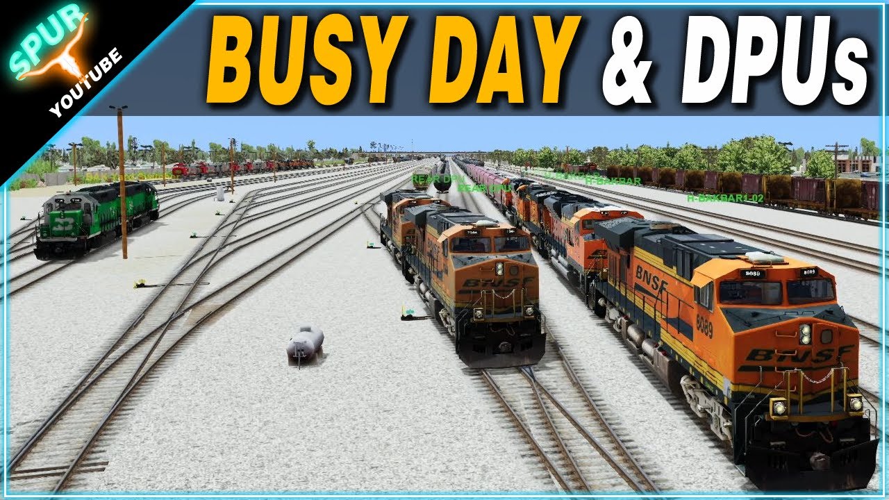 Busy Day in Bakersfield Yard | Run 8 Train Sim