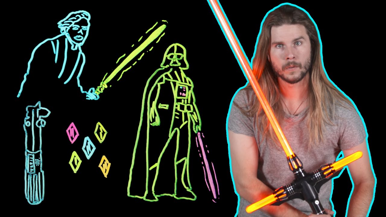How Lightsaber Color Tells Us What They're Really Made of! (Because Science w/ Kyle Hill)