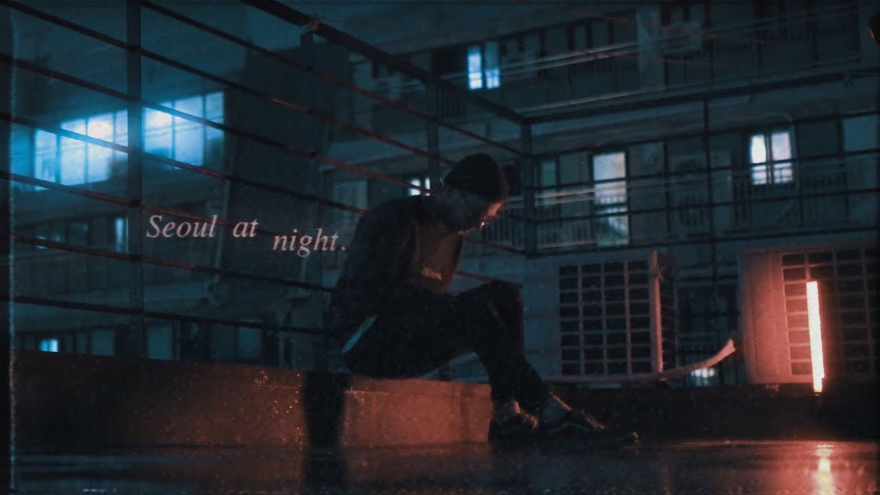 Seoul at night.