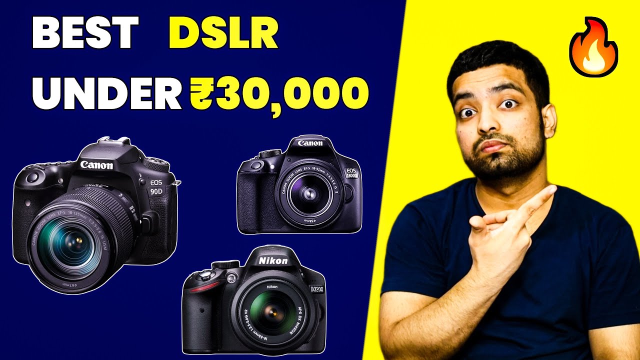 Top 5 Best DSLR Cameras Under 30000 🔥 Best Budget DSLR For Photography & Videography In 2023