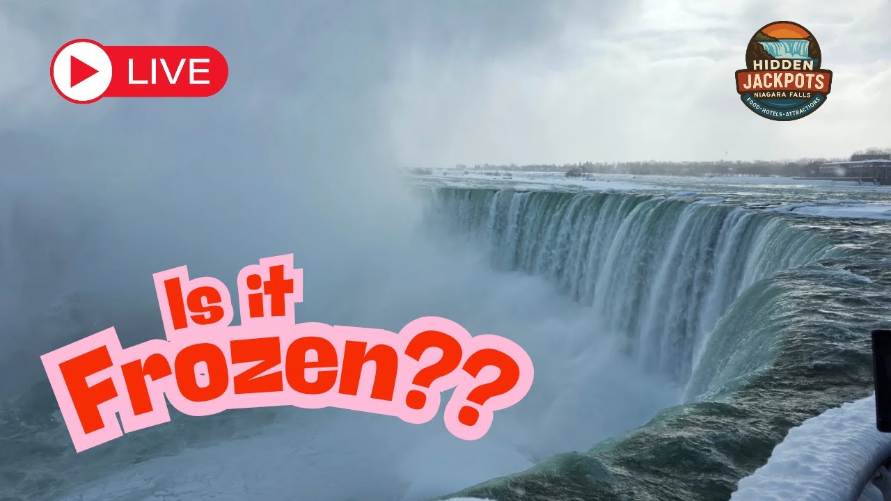 Is it frozen yet?? #NiagaraFalls #chilly Sunday
