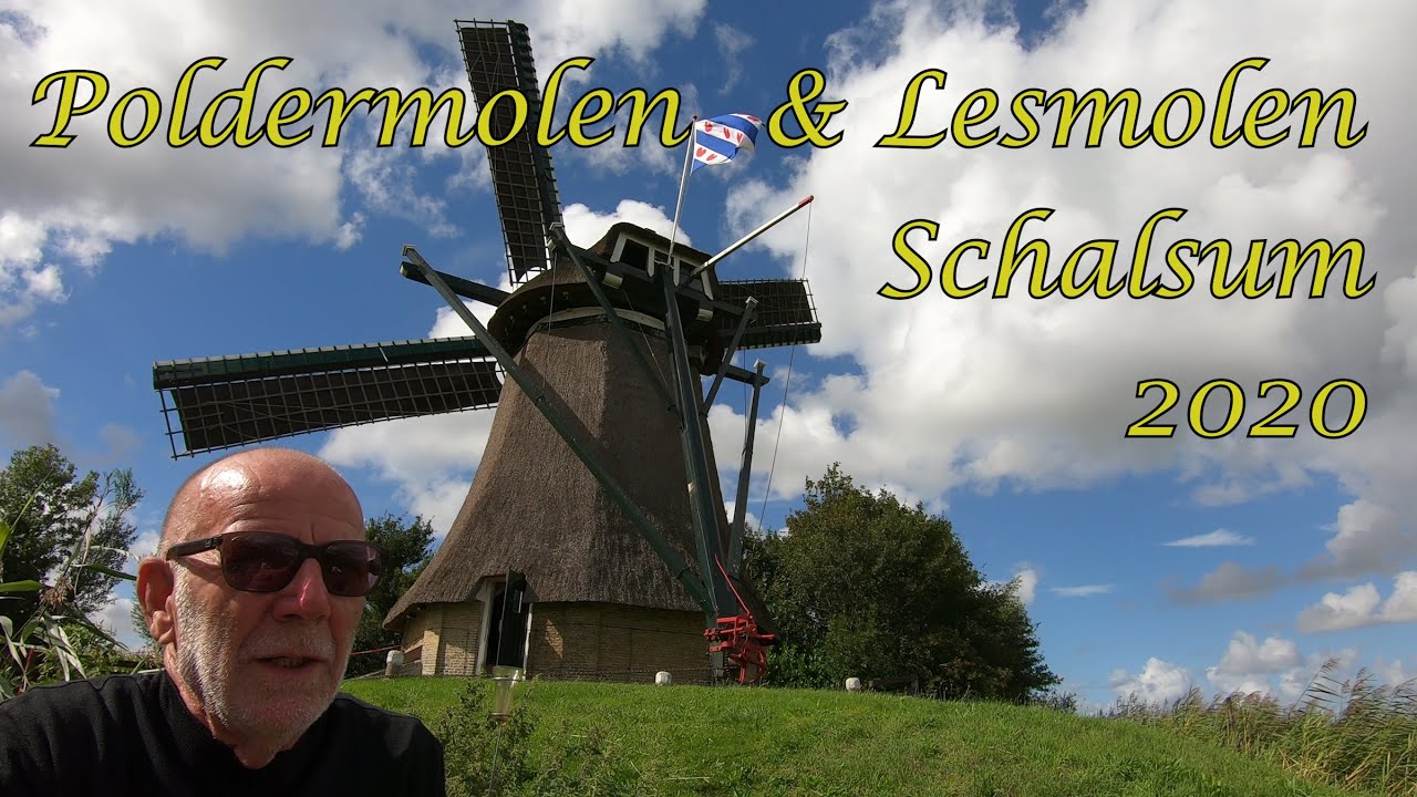 Videobericht van de Schalsumer molen, poldermolen tevens lesmolen in 2020