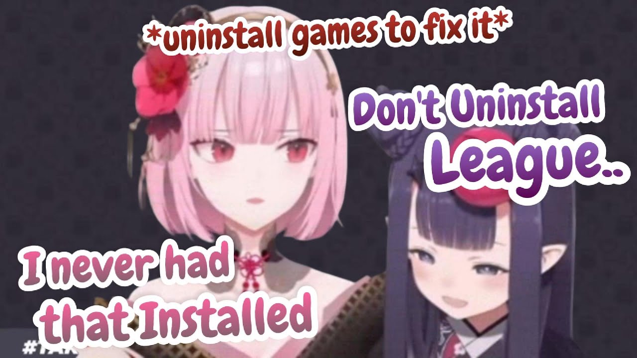 Rare Ina's Gremlin Moment, Teasing Calli about League【Ninomae Inanis & Mori Calliope】