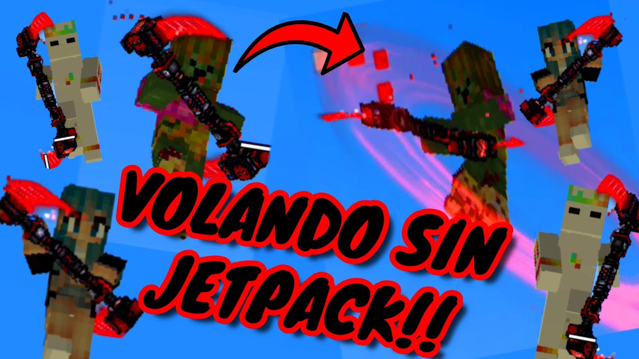 QUIÉN DICE QUE NO SE PUEDE VOLAR SIN JETPACK!!| Pixel Gun 3D | VideoMEME