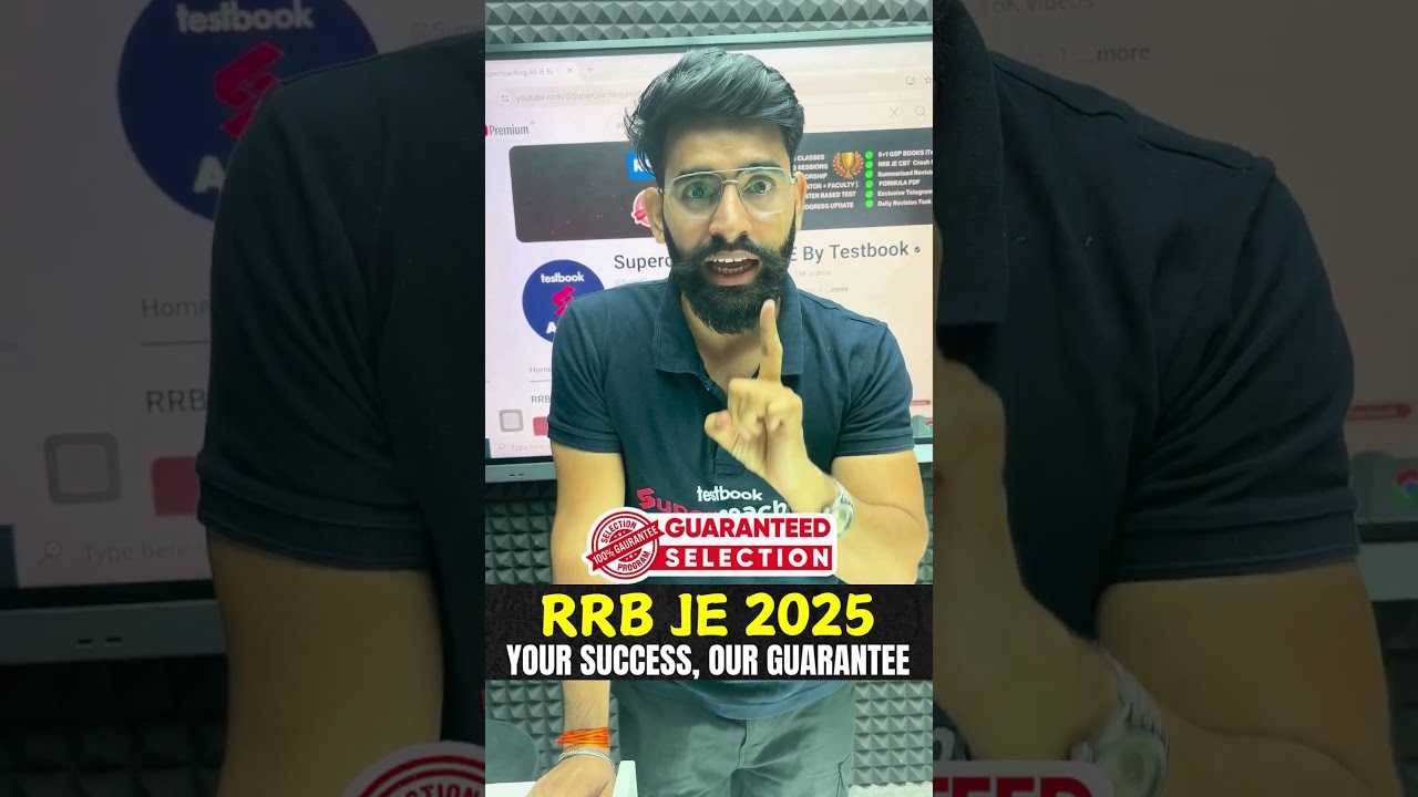 🚂 RRB JE 2025 🔥Your Success, Our Guarantee | Guaranteed Selection with GSP! 🚂