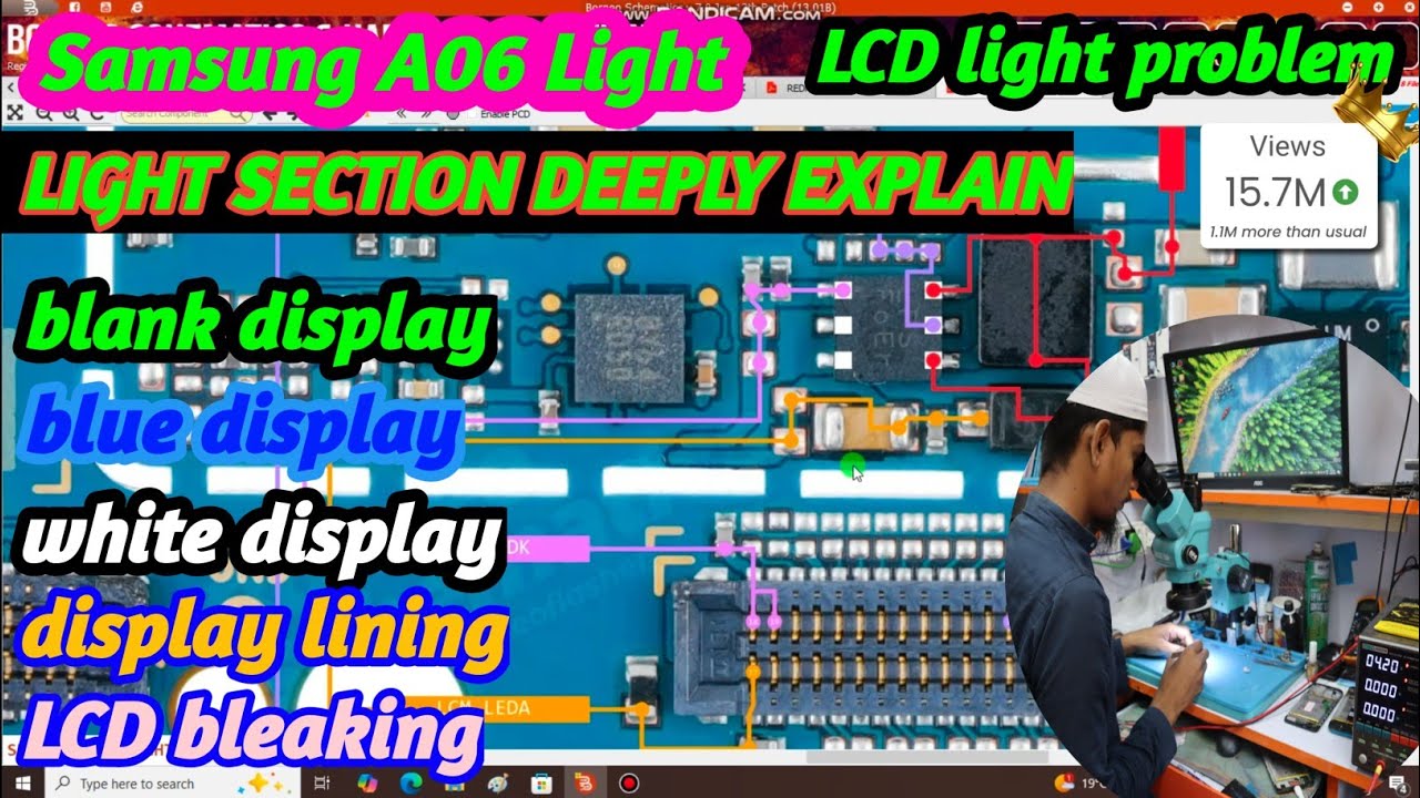 Samsung A06 Light problem solution,LCD light blinking , Light Low problem 💯 solution