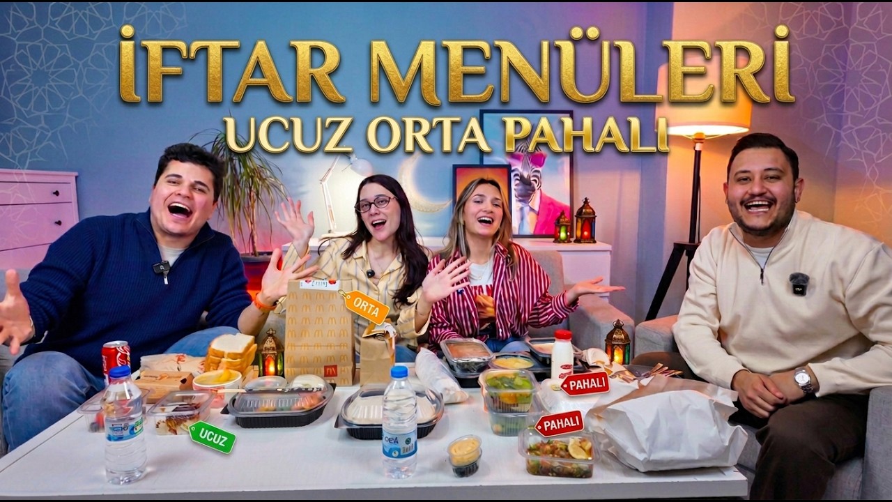 UCUZ - ORTA - PAHALI İFTAR MENÜLERİ DENEDİK