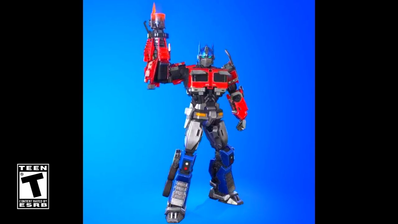 Optimus Prime Built in Emote..! Fortnite Battle Royale