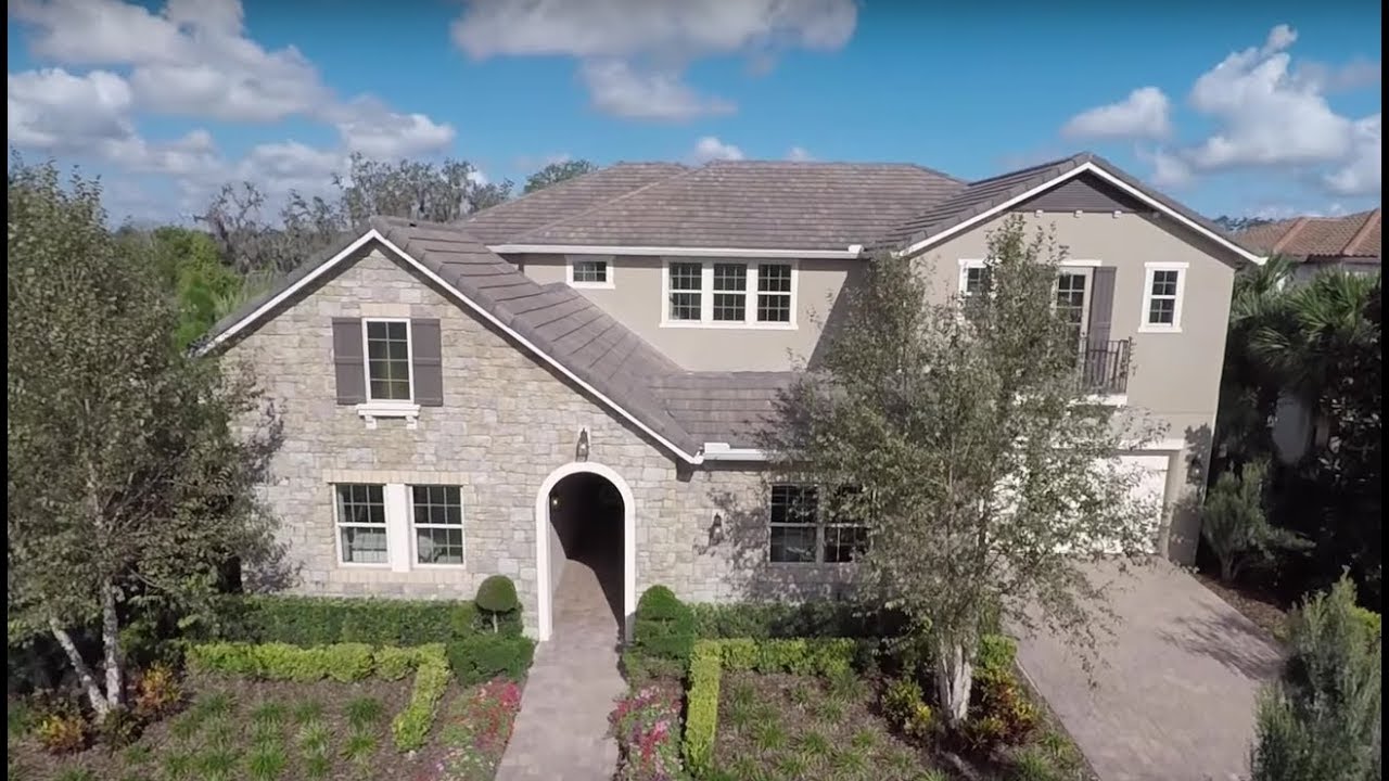 Winter Garden Luxury New Model Home | Mansfield II Model w Basement | 7 BR, 5.5 BA, 6,195 sf