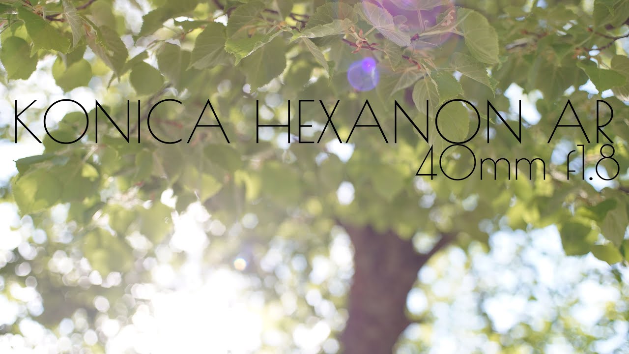 Konica Hexanon AR 40mm f1.8. THIS IS IT!