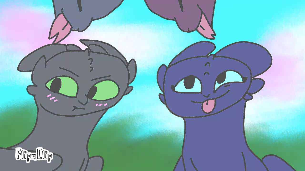 Toothless X Light fury EP 1(Eng/Esp)
