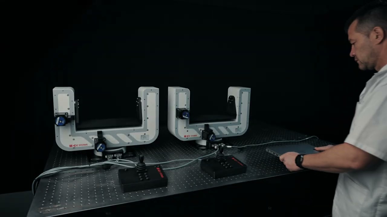 CI Systems Pan / Tilt Gimbals for mounting &manipulating a UUT’s motion in front of a test system