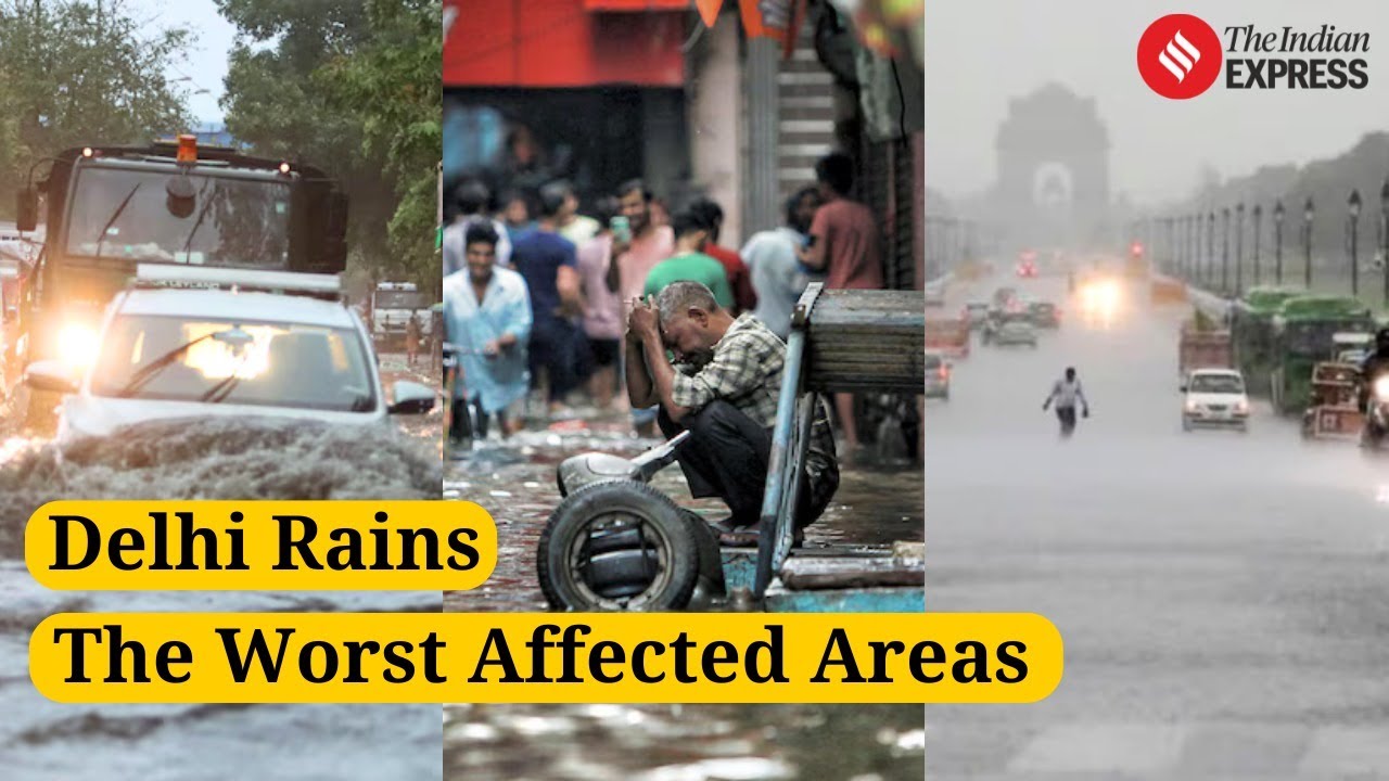 Delhi Rains: The Worst Affected Areas | Rain In Delhi | Delhi Rain News | Delhi NCR Rain