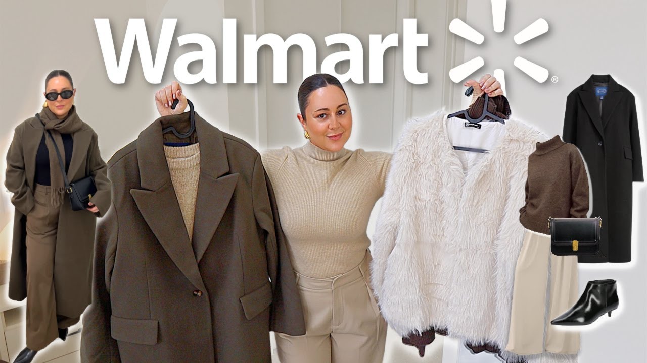 WALMART WINTER HAUL - Must-Have Winter Basics, Winter Outfit Ideas & How to Dress Expensive!