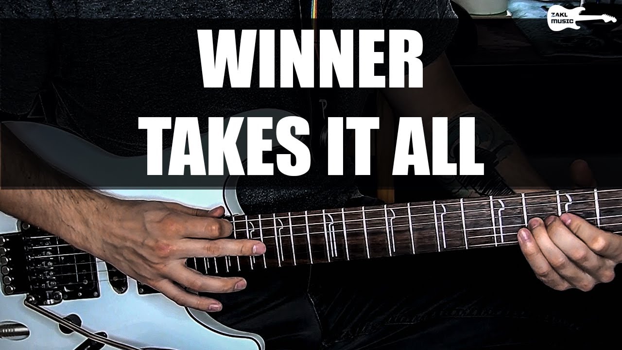 ABBA - Winner takes it all - Electric guitar cover by Zakl music