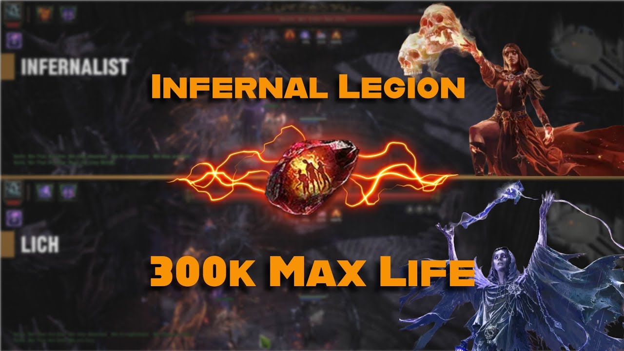 [POE2 0.4] Infernal Legion DPS Test: Infernalist vs Lich