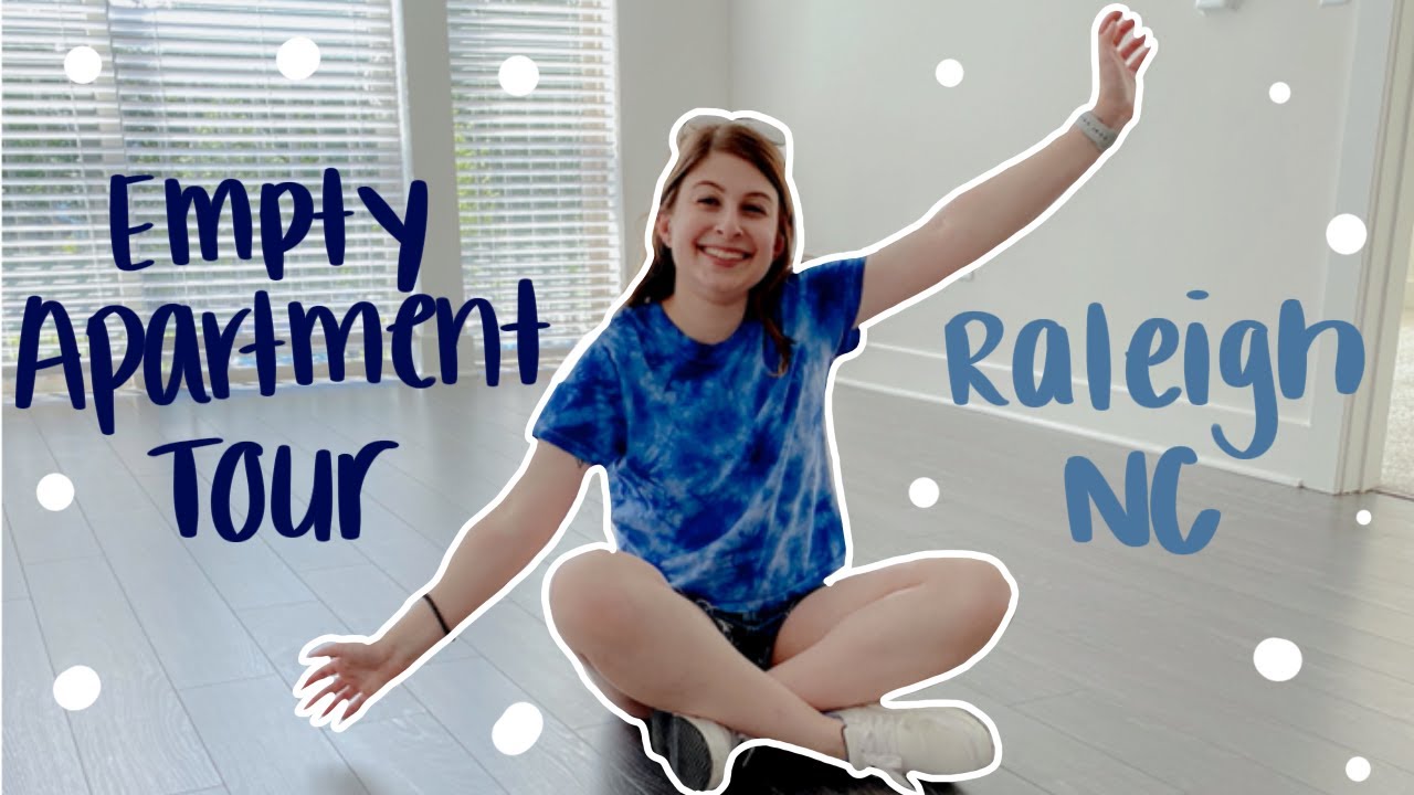 EMPTY APARTMENT TOUR! 1 Bedroom/1 Bathroom in Raleigh, North Carolina