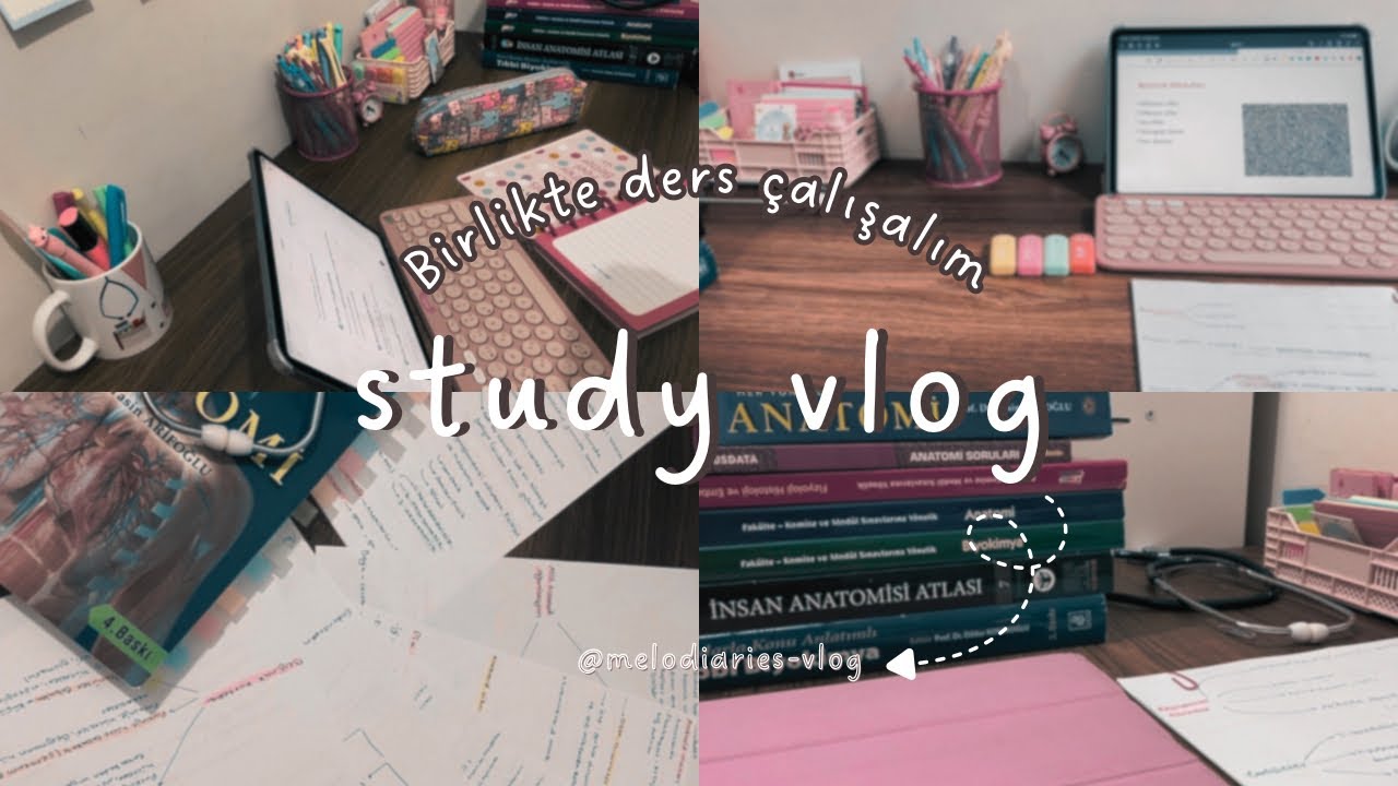 Sakin Bir Çalışma Günü | Med School Vlog👩🏻‍⚕️📚