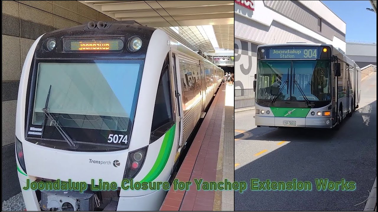 Joondalup Line Joondalup to Butler Closure (8th - 10th Dec 2023) (incl. Yanchep Extension Update)