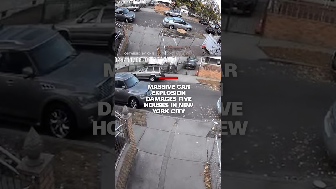 Massive car explosion damages five houses in New York City
