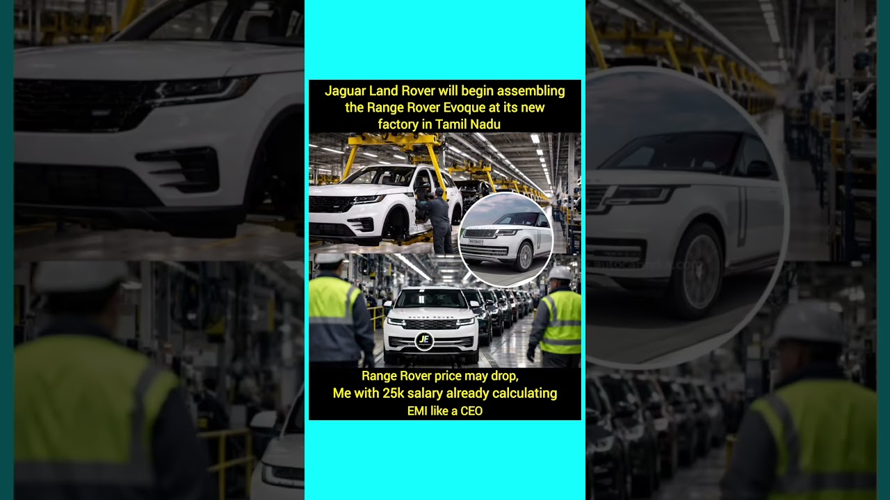 Jaguar Land Rover will begin assembling the Range Rover Evoque at its new factory in Tamil Nadu#news