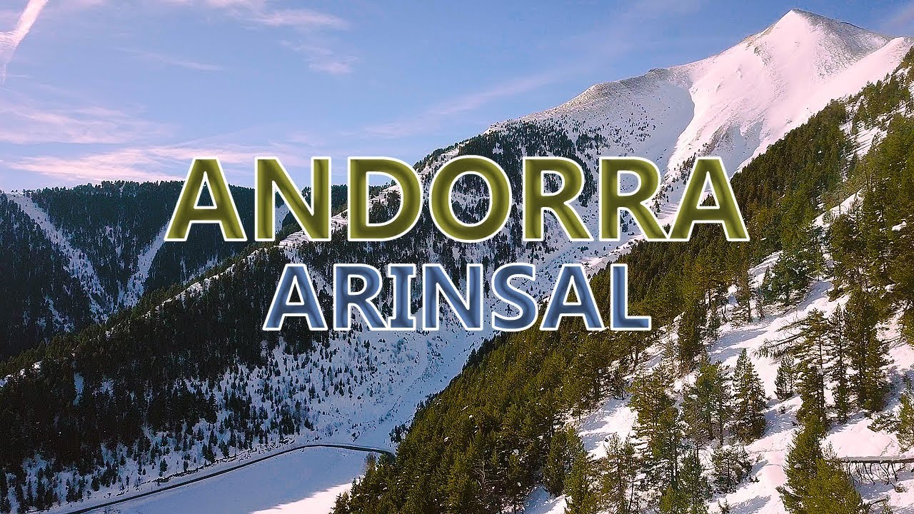 Andorra - Arinsal Mountains Slopes - Sunny | Aerial Drone Videos 4K | DJI Mavic Pro | Winter 2018