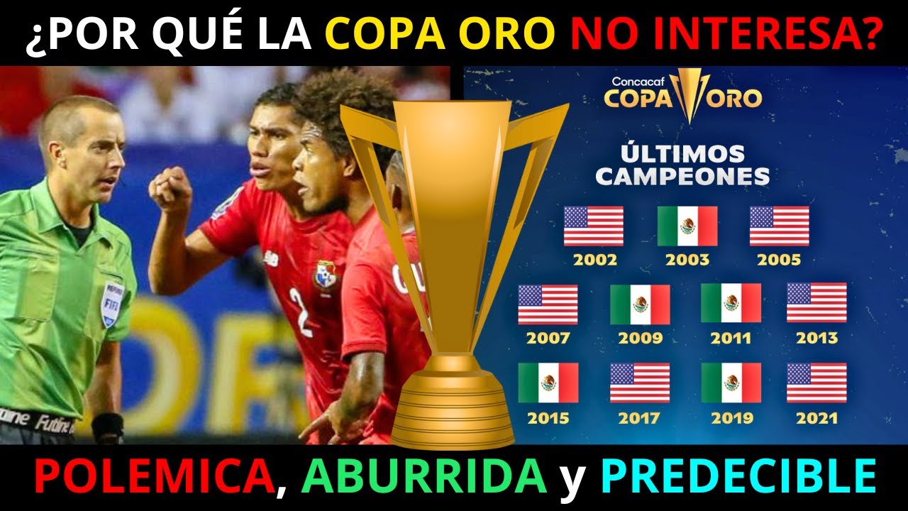 ¿Por qué la COPA ORO NO INTERESA A NADIE?