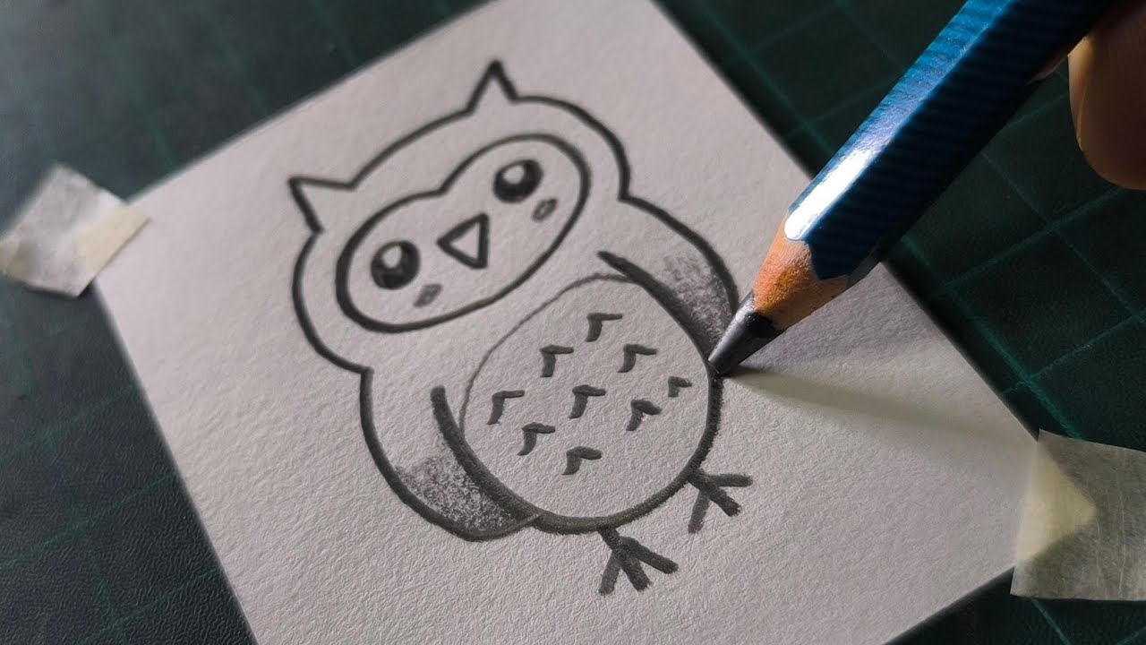 Master Owl Drawing Skills: Step-by-Step Pencil Tutorial for Beginners! 🦉✏️