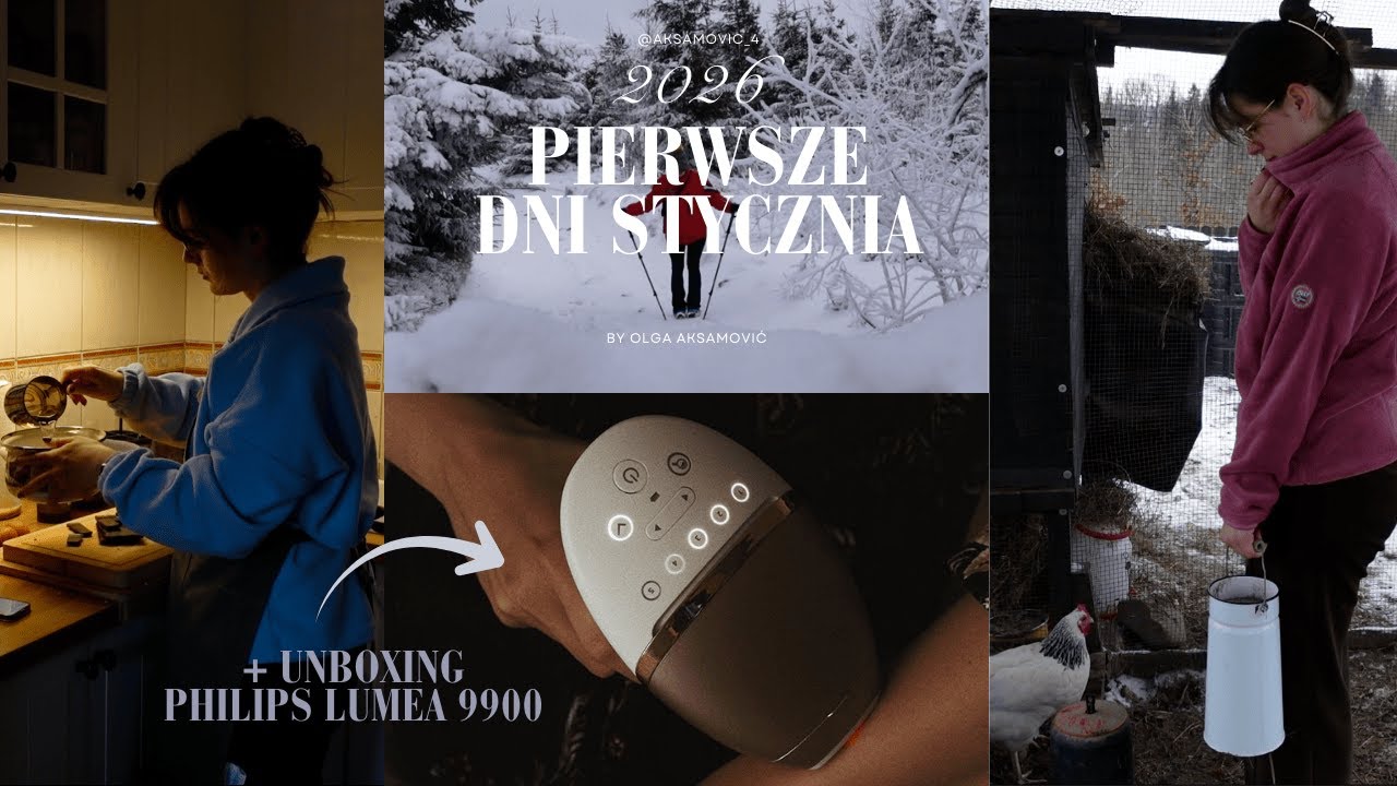 ☀️ Początek 2026 | szczeniaki, góry i zniszczona kamera | Philips Lumea 9900