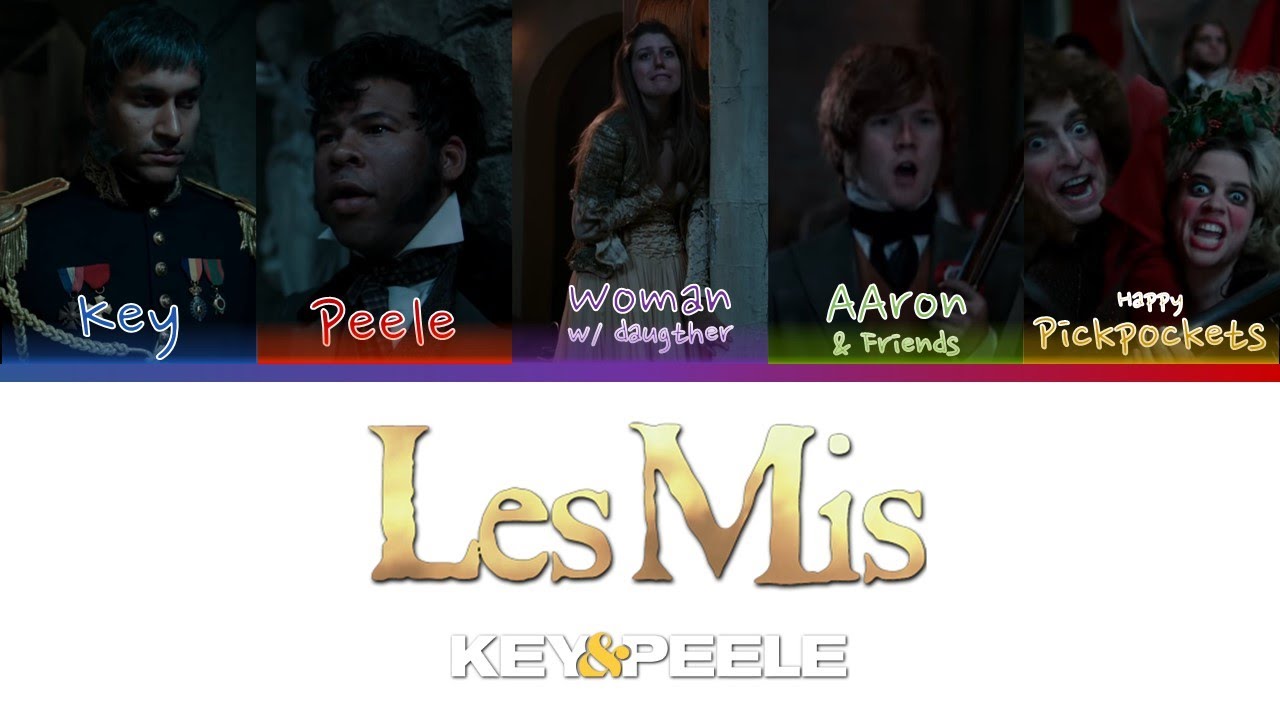 Key & Peele - Les Mis (Color Coded Lyrics)