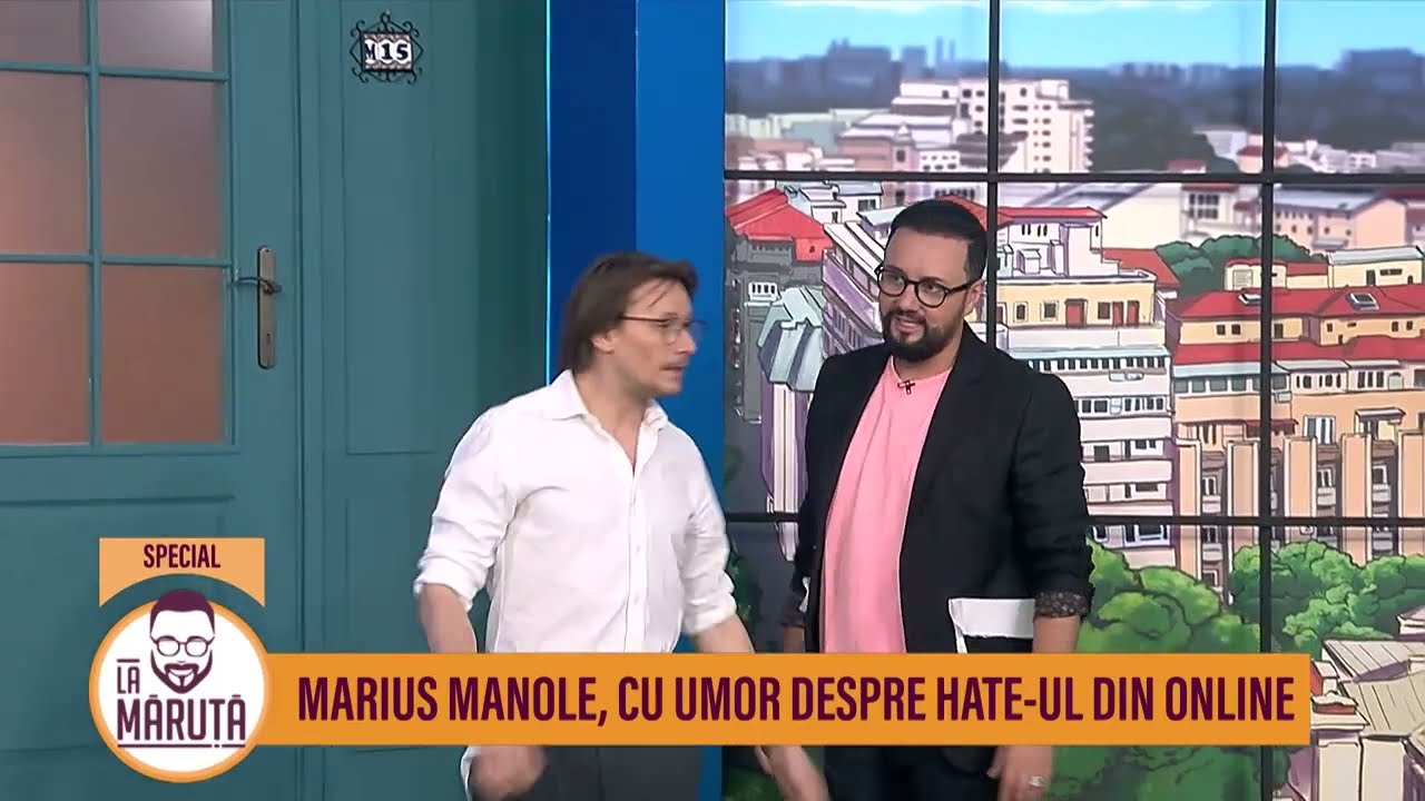 Marius Manole, cu umor despre hate-ul din online
