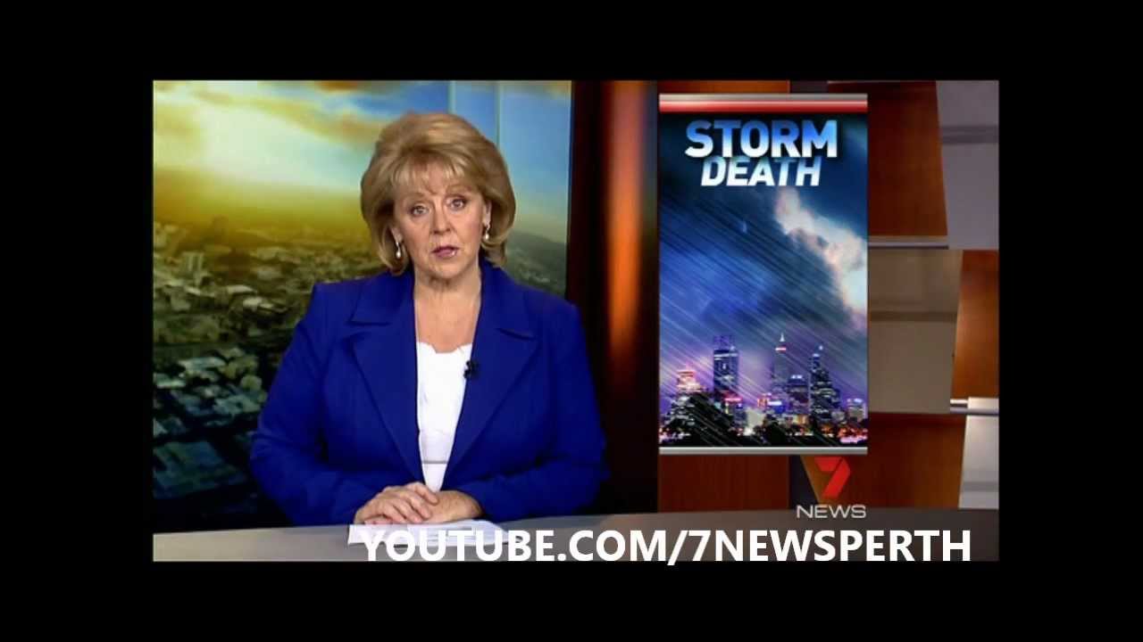 7NEWS PERTH - СМЕРТЬ ОТ ШТОРМА 12.06.2012