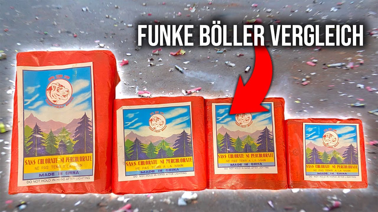 XXL Funke Böller Vergleich | Funke Petarde bis Funke Super 2 | Alle Funke Böller Test