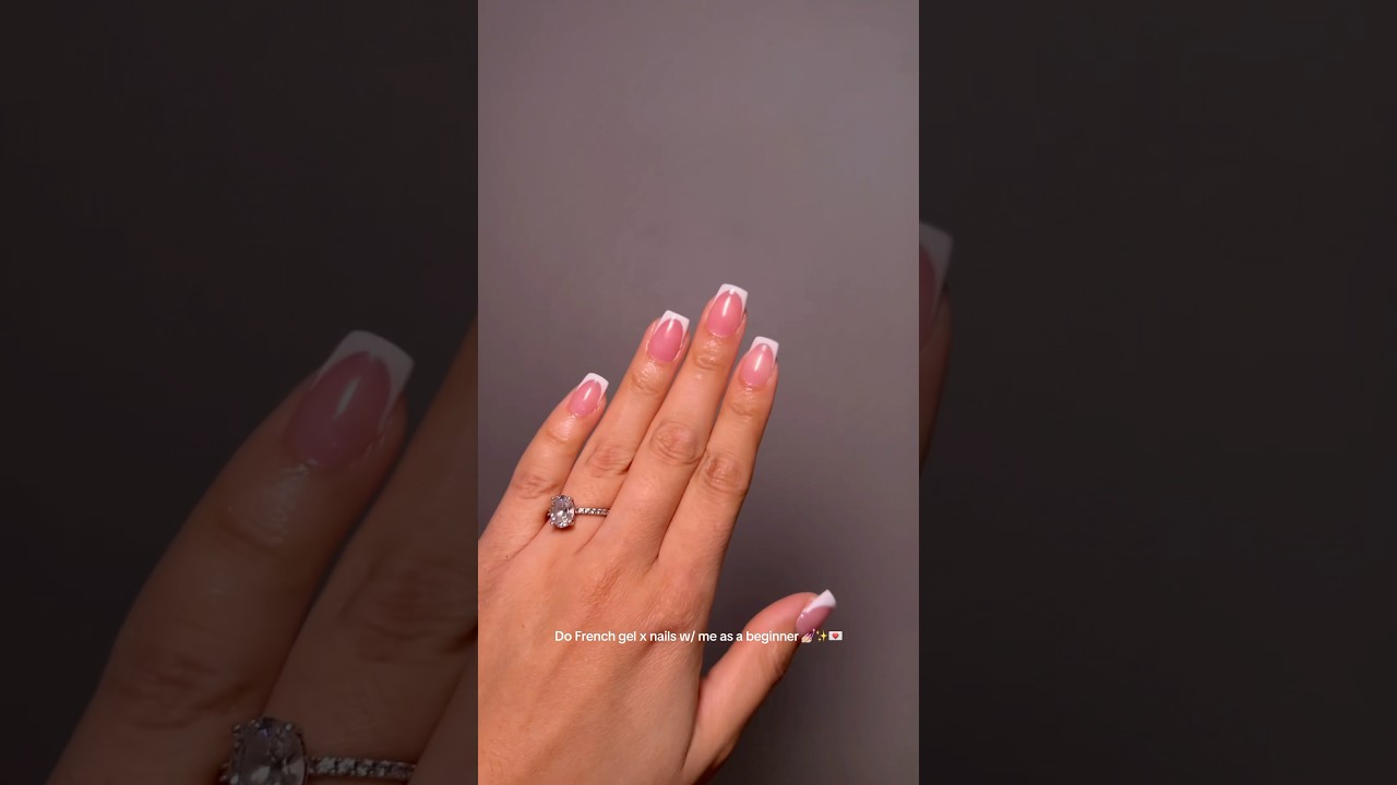 Do French gel x nails W/ me as a beginner